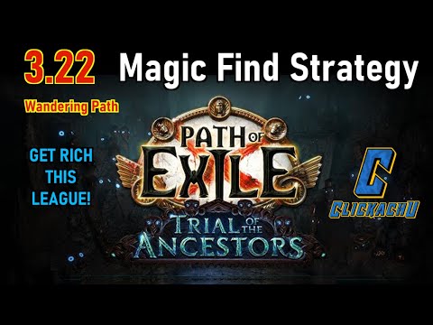 3.22 Magic Find Strategy! 💰 Wandering Path Atlas Tree - Get rich this League! - Ancestors [PoE]