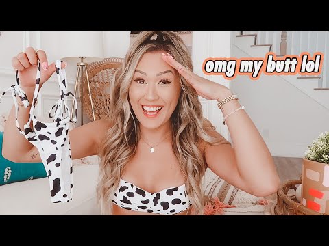 bikini try-on haul (except for the aggressively small bottoms)