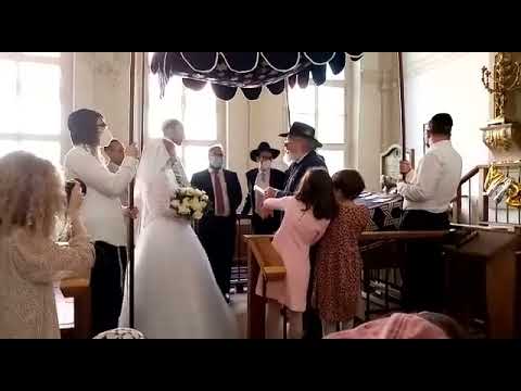 שבע ברכות הרב מיכאל דושינסקי אב תשפ"א פראג Sheva Seven Brachot Rabbi Michael Dushinsky Prague 2021