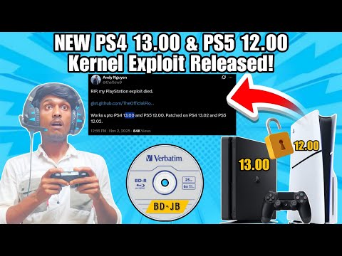 PS4 13.00 & PS5 12.00 New Kernel Exploit Released By TheFlow!