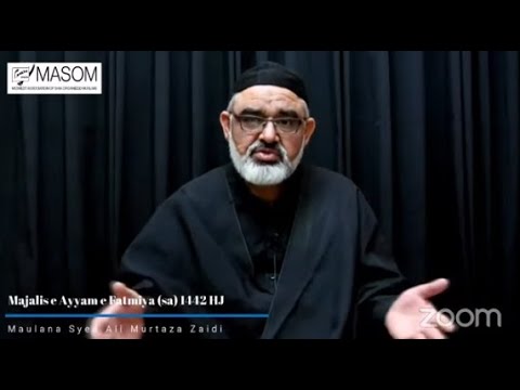 Live: Majalis-e-Ayyam-e-Fatimiyya (SA) 1442 HJ at MASOM