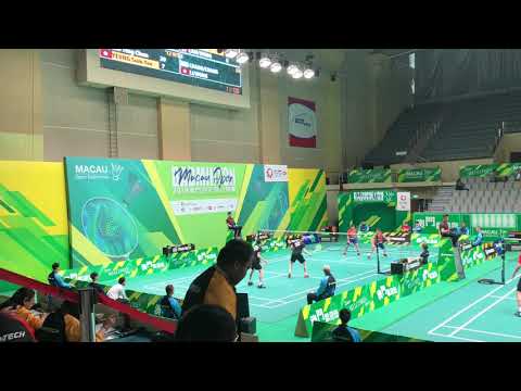 Macau Open 2019 MD Lam/Wong vs Chang/Tee