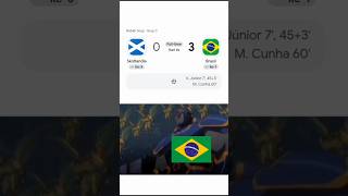 Serangan Brazil mengalahkan pertahanan Scotland #worldcup #fifa #shorts