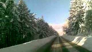 preview picture of video 'Road A68 Northumberland in snow UK 2010'