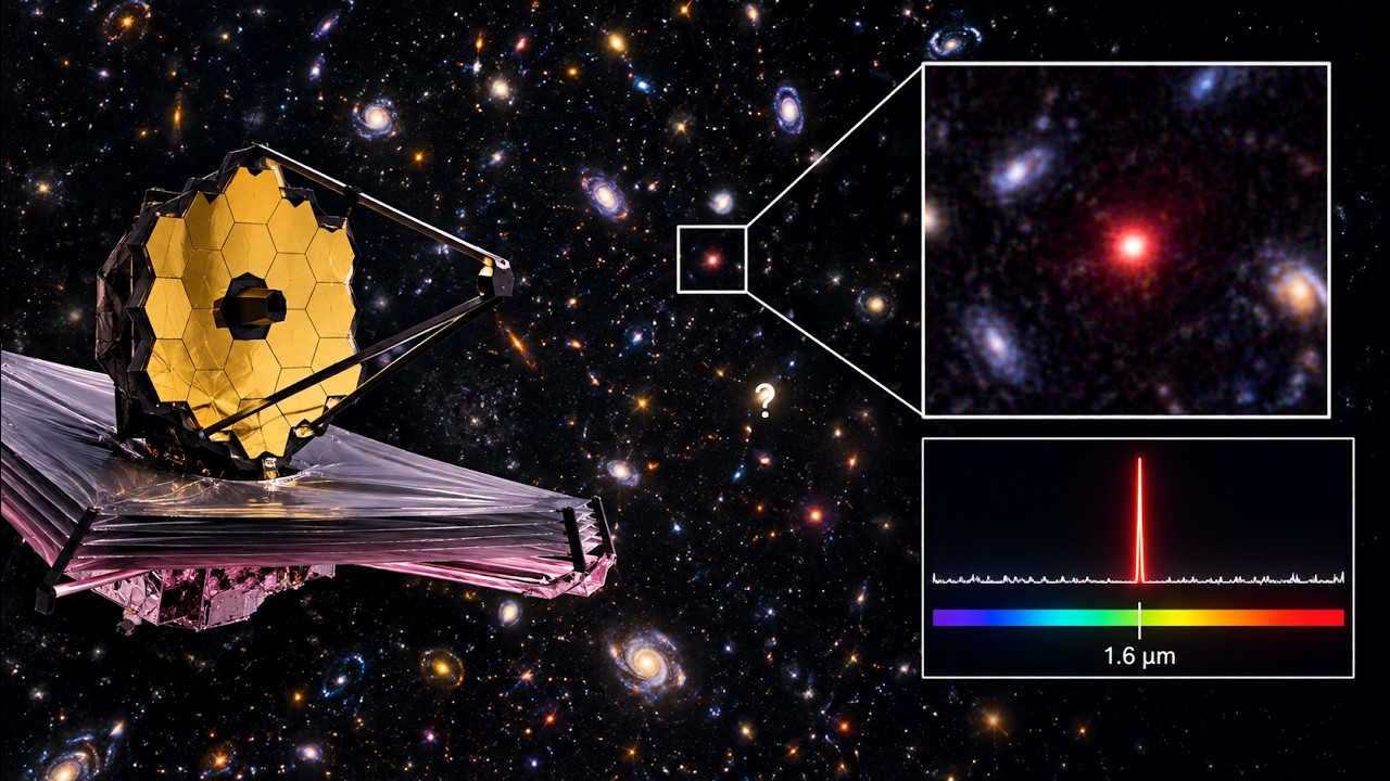 El James Webb detectó una señal inexplicable en el espacio profundo