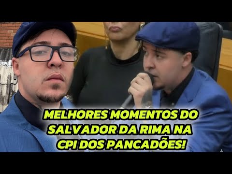 BEST MOMENTS of SALVADOR DA RIMA at the CPI DOS PANCADÕES 🚨