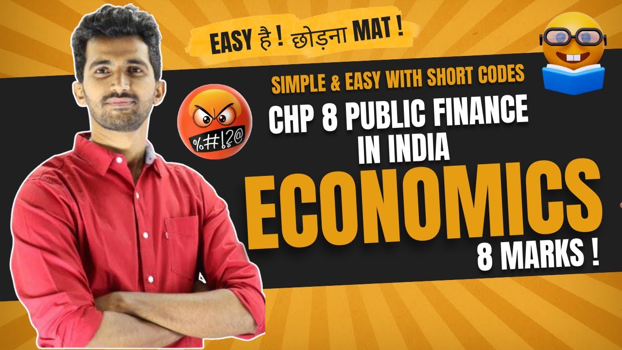Public Finance in India | Full Chapter 8 Explained | Class 12th Economics Maharashtra Board