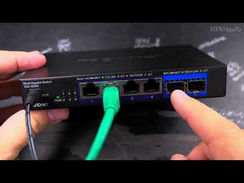 TRENDnet 6-Port Unmanaged Multi-Gig Switch, 4 x 2.5GBASE-T Ports, 2 x 10G SFP+ Ports Fanless, Compact Desktop Design, Metal Housing, Network Ethernet Switch, Lifetime Protection, Black, TEG-S562 video review thumbnail