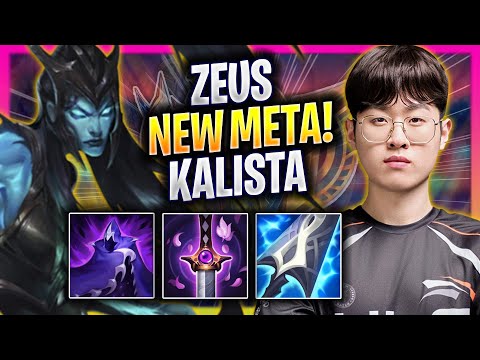 ZEUS TRIES NEW META KALISTA TOP! - HLE Zeus Plays Kalista TOP vs Warwick! | Season 2025