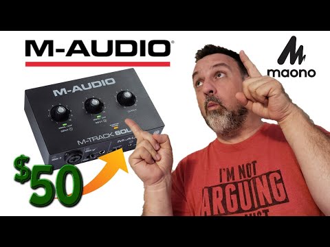 M-AUDIO M-TRACK SOLO UNBOX AND REVIEW -- LGH