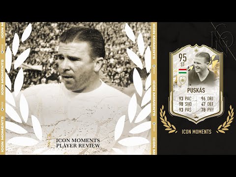 ICON MOMENTS PUSKAS PLAYER REVIEW | 95 | FIFA 22 Ultimate Team