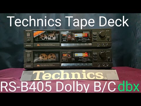 Technics Tape Deck RS-B405-KEG Dolby B/C/dbx 001