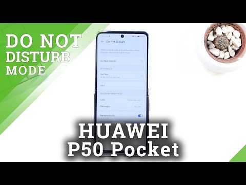 How to Enable DND in HUAWEI P50 Pocket – Do Not Disturb Mode