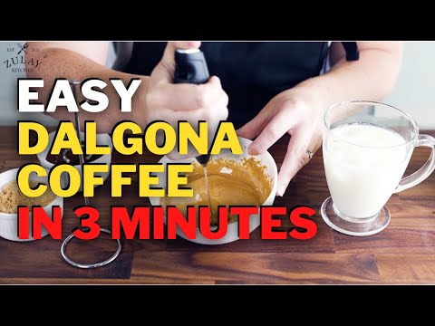 Easy Dalgona Coffee In 3 Minutes - Dreamy Whipped Coffee To Die For