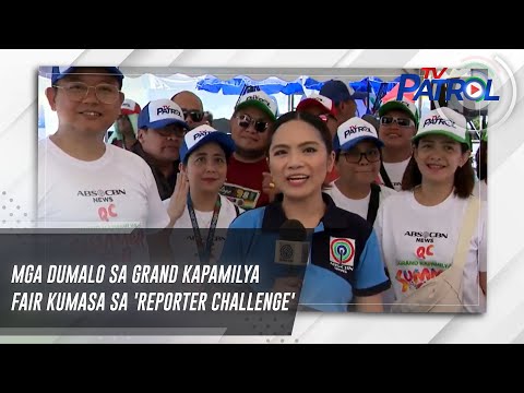 Mga dumalo sa Grand Kapamilya Fair kumasa sa 'Reporter Challenge' TV Patrol