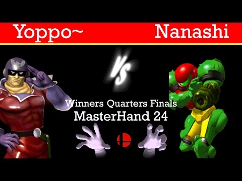 MasterHand 24 WQF - Yoppo~(Falcon) vs. Nanashi(Samus)