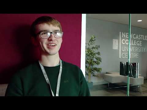 Meet Newcastle College University Centre (NCUC) student, Nathan Mould