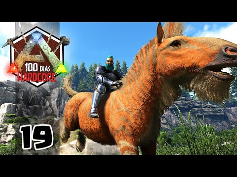 DOMANDO EQUUS EM LUGAR PERIGOSO! -  ARK HARDCORE: ARK:SURVIVAL EVOLVED - #19