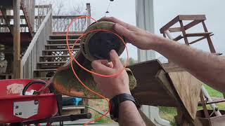 Easy way to restring your Stihl Weed Trimmer