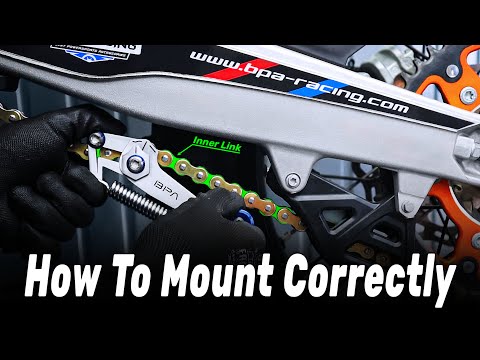 How To Mount The BPA-Racing Motorcycle Slack Setter Tool