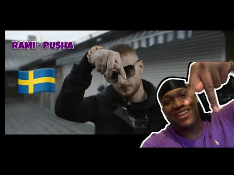 AMERICAN REACTS TO SWEDISH RAP🇸🇪| RAMI - PUSHA