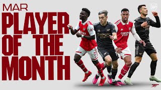 Who was our Player of the Month for March? | Saka, Trossard, Gabriel or Martinelli?