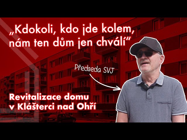 Nový kabát pro bytový dům v Klášterci nad Ohří 