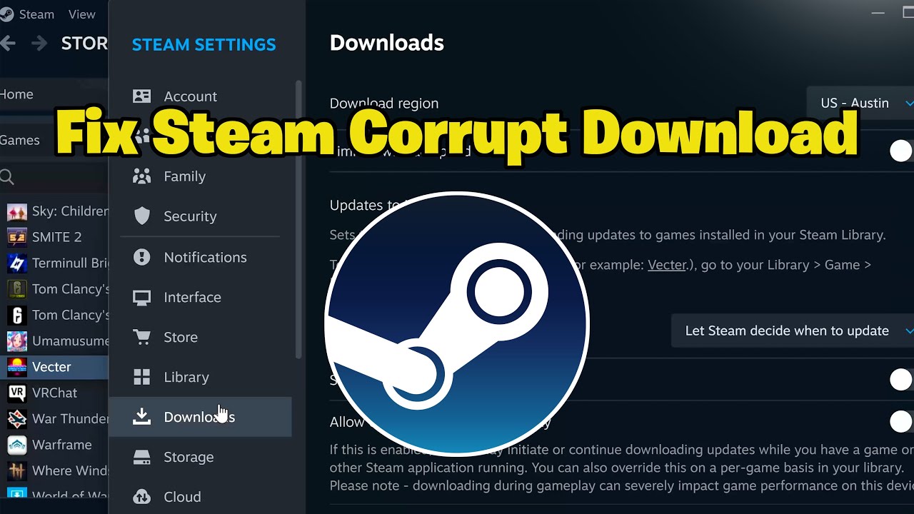 How To Fix Steam Corrupt Download - NEW 2026✅