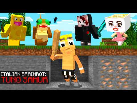 CAZADORES vs DanoMC ITALIAN BRAINROT in Minecraft!