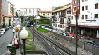 preview picture of video 'EuskoTren EMU from Lasarte to Hendaia in France...'