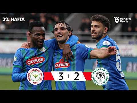 Çaykur Rizespor Kulübü Rize 3-2 Konyaspor Kulubü Konya 
