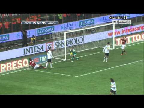 Robinho Skills  vs Cesena - 23-01-201