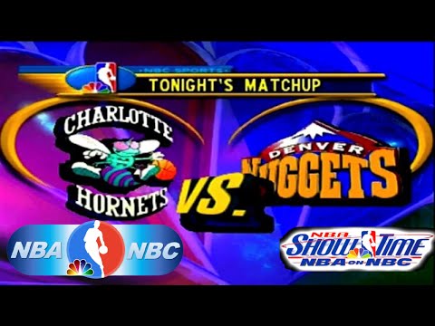 NBA Showtime: NBA on NBC PlayStation Gameplay - Denver Nuggets @ Charlotte Hornets