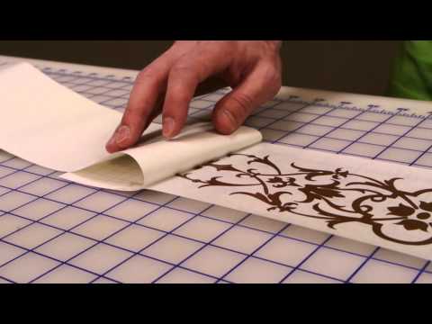 How to Apply your Wall Decals - Removing Backing Paper