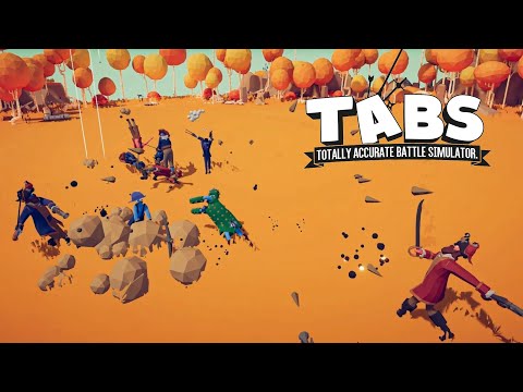 PIRATE TEAM vs WILD WEST TEAM - TABS - Totally Accurate Battle Simulator