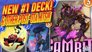 New #1 Deck is CRACKED & BEST Post OTA Decks!! Marvel Snap