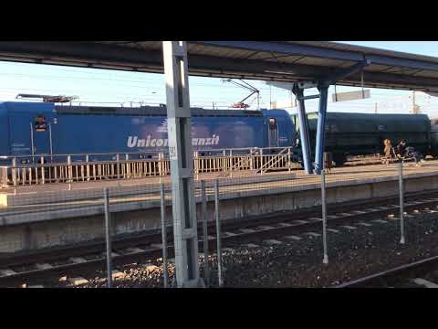 4K | Marfar intra in gara Braila