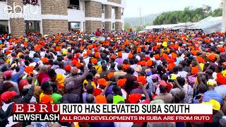 CS Mbadi Praises Ruto for Road Development in Suba South. #ebrunews