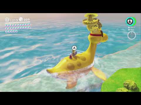 Underwater Highway Tunnel ~ Seaside Kingdom ~ Super Mario Odyssey - No Commentary 1bm
