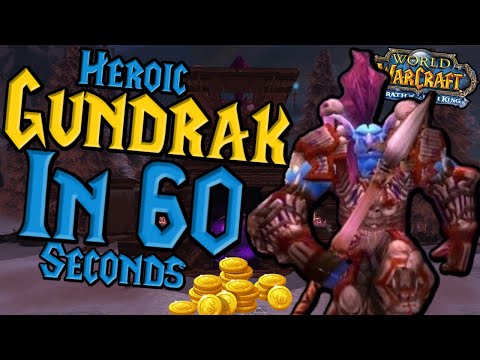 Heroic Gundrak Guide In 60 SECONDS - WOTLK Classic Phase 1