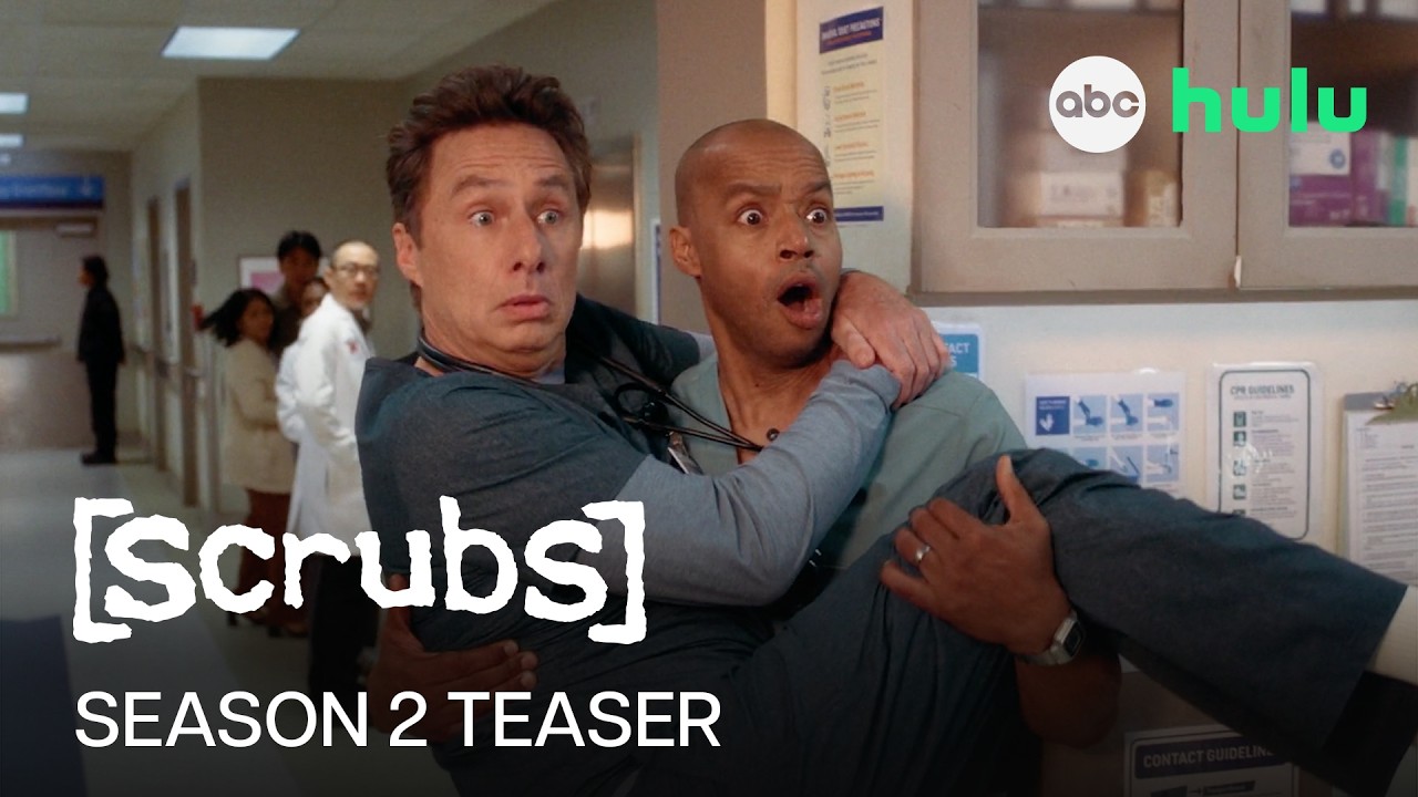 Here&rsquo;s your first look at the new season of #Scrubs, premiering Sept 30 on ABC. - YouTube