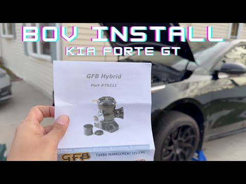 Installing a GFB Hybrid BOV! (TMS Dual Outlet Valve) - Kia Forte GT