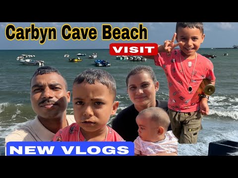Carbyn Cuve Beach 🏝️ मा VISIT Vlogs boating 🛶 paragliding Best beach for the Activities New Vlogs