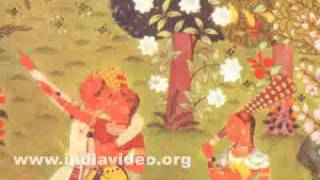 A pair of lovers pointing to the crescent moon