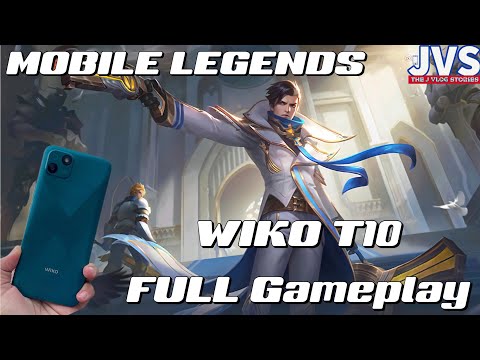 WIKO T10 MOBILE LEGENDS FULL GAMEPLAY USING 4G DATA