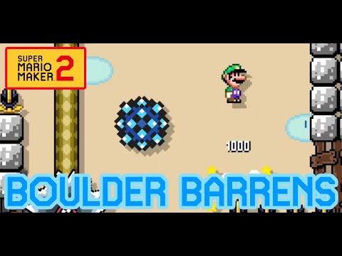 [SMM2] Sandymis - Boulder Barrens