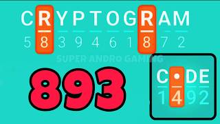 CRYPTOGRAM 893