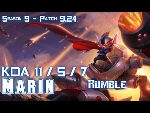 MaRin RUMBLE vs CAMILLE Top - Patch 9.24 KR Ranked
