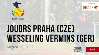 14 Women's Softball Premiere Cup - Joudrs Praha (CZE) VS Wesseling Vermins (GER)