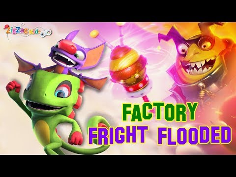Yooka-Laylee and the Impossible Lair | Factory Fright "Flooded" | Episode 12 | ZigZag Kids HD